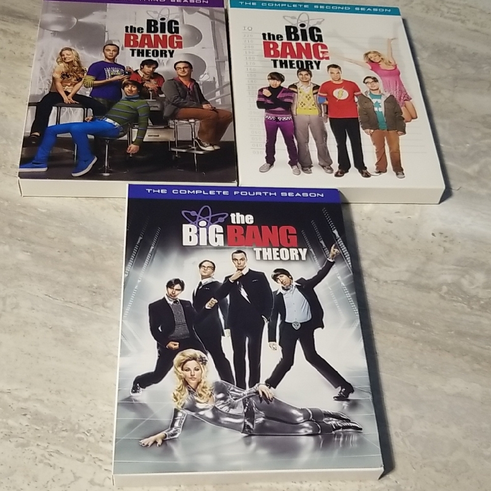 The Big Bang Theory DVD Lot Season 2-4
